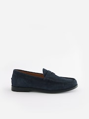 Joules Penny Loafer Navy Blue Penny Loafers - Image 2 of 8