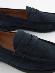 Joules Penny Loafer Navy Blue Penny Loafers - Image 3 of 8