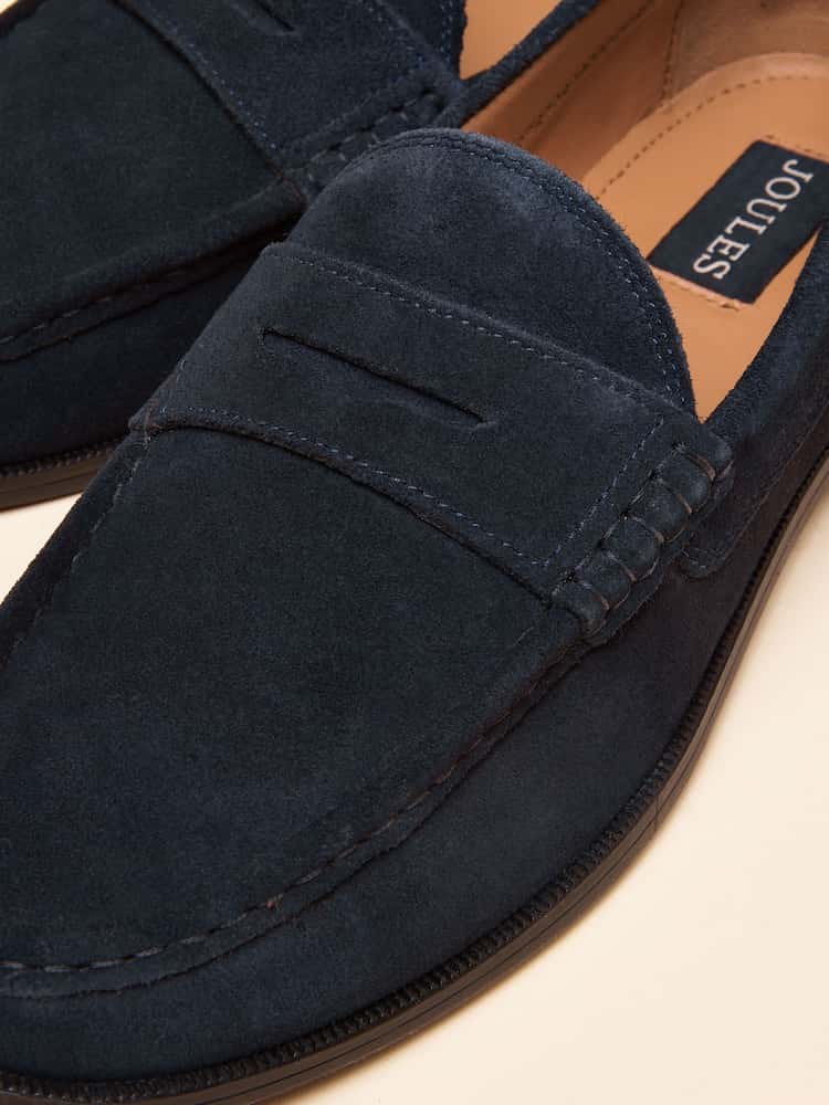 Joules Penny Loafer Navy Blue Penny Loafers - Image 6 of 6 Joules Penny Loafer Navy Blue Penny Loafers - Image 6 of 6