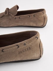 Joules Brown Suede Driver Shoes - Image 5 of 6