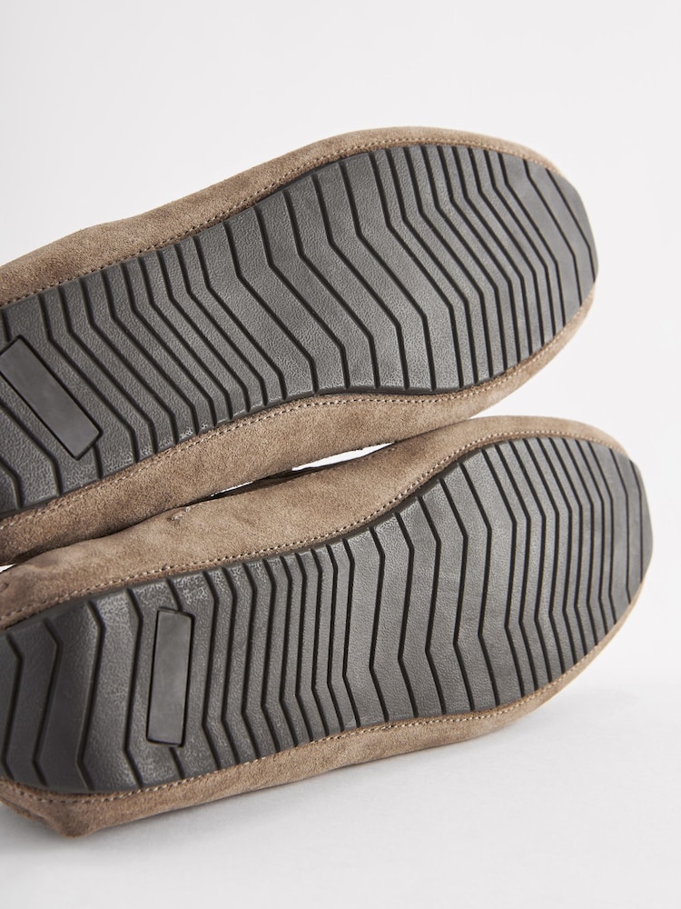 Joules Brown Suede Driver Shoes - Image 6 of 6