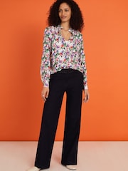 Baukjen Blue Margot Wide Leg Jeans - Image 1 of 6