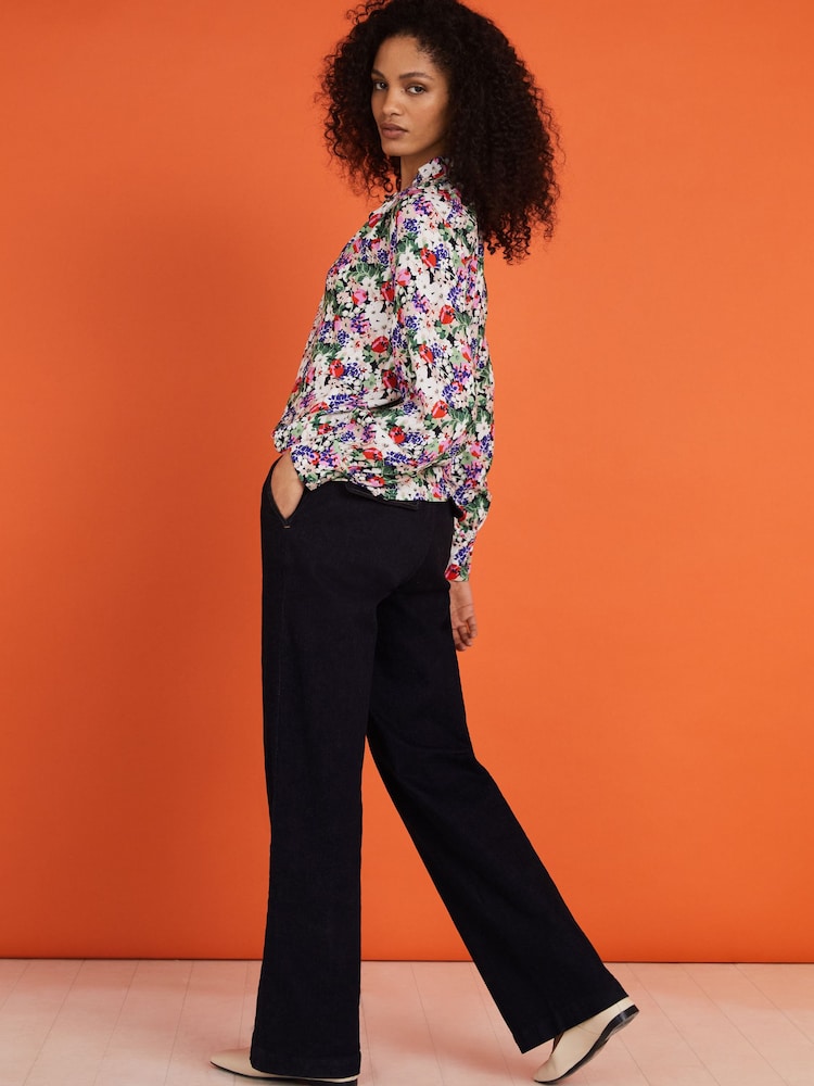 Baukjen Blue Margot Wide Leg Jeans - Image 2 of 6