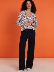 Baukjen Blue Margot Wide Leg Jeans - Image 3 of 6