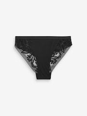 preto/roxo Purple - Pacote Knickers de microfibra e renda 2 - Imagem 8 de 9