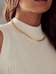 Orelia London Long Link Linear Chain Necklace - Image 3 of 3