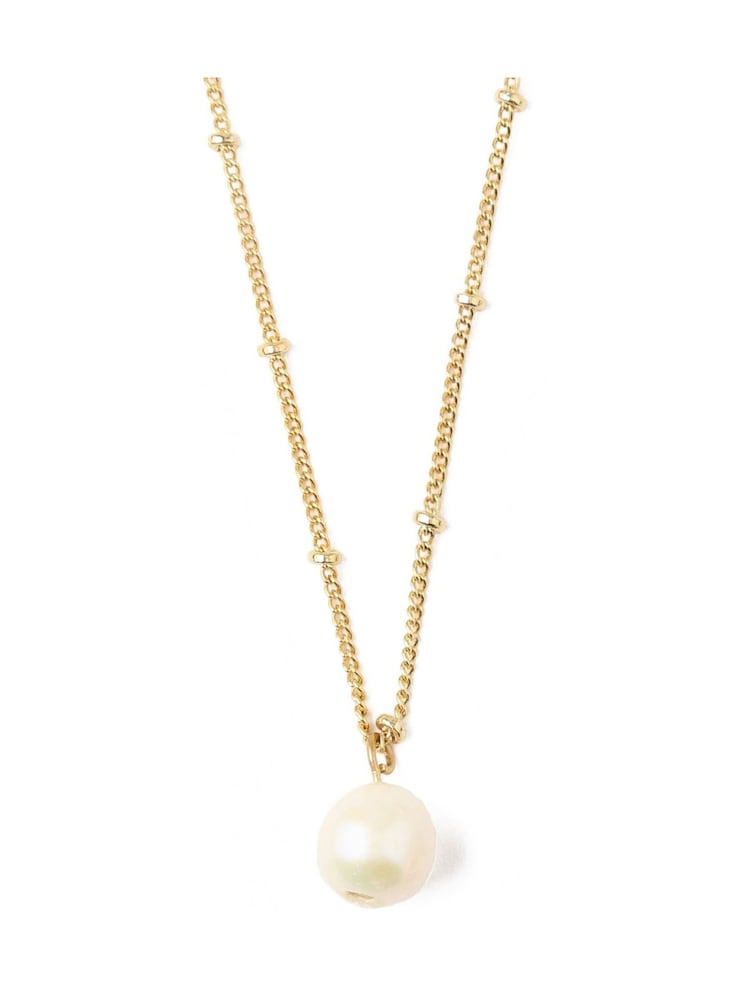 Orelia London Pearl Drop Satellite Necklace - Image 2 of 3