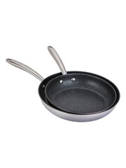 Prestige Silver Scratch Guard SS Non-Stick Twin Pack Frypan Set 25/29cm - Image 1 of 8