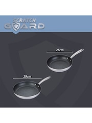 Prestige Silver Scratch Guard SS Non-Stick Twin Pack Frypan Set 25/29cm - Image 4 of 8