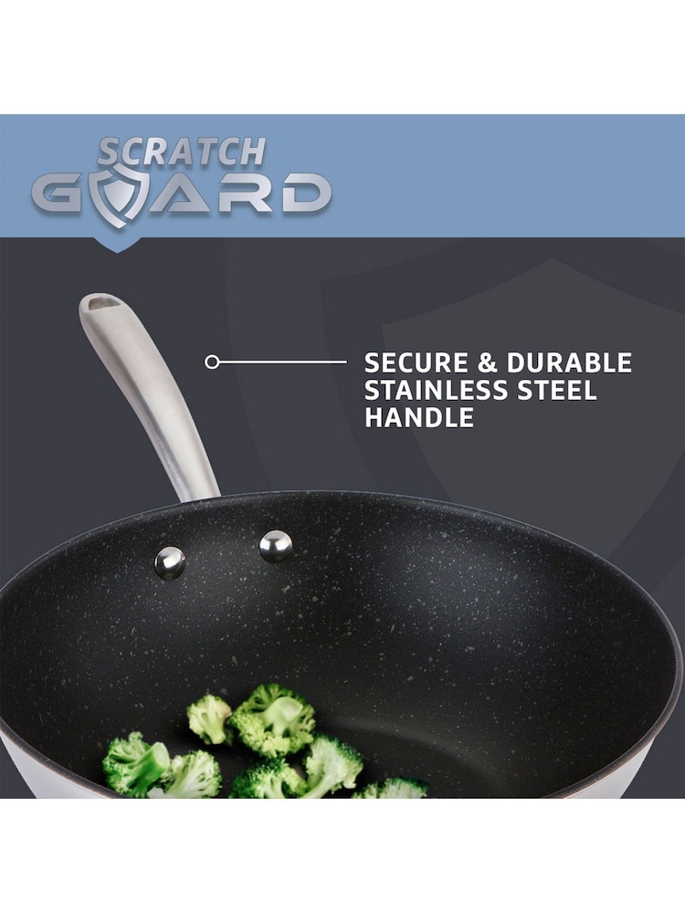 Prestige Silver Scratch Guard SS Non-Stick Twin Pack Frypan Set 25/29cm - Image 8 of 8