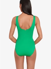 Grün - Lauren Ralph Lauren Badeanzug mit Ringverzierung - Bild 2 von 5