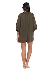 Lauren Ralph Lauren Cotton Embroidered Beach Dress Cover-Up - Image 2 of 4
