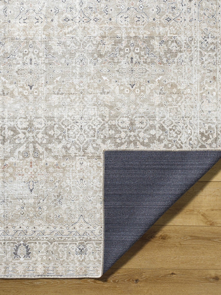 LIVABLISS Brown Rainier Our Pnw Home Washable Traditional Boho Rug - Image 1 of 2