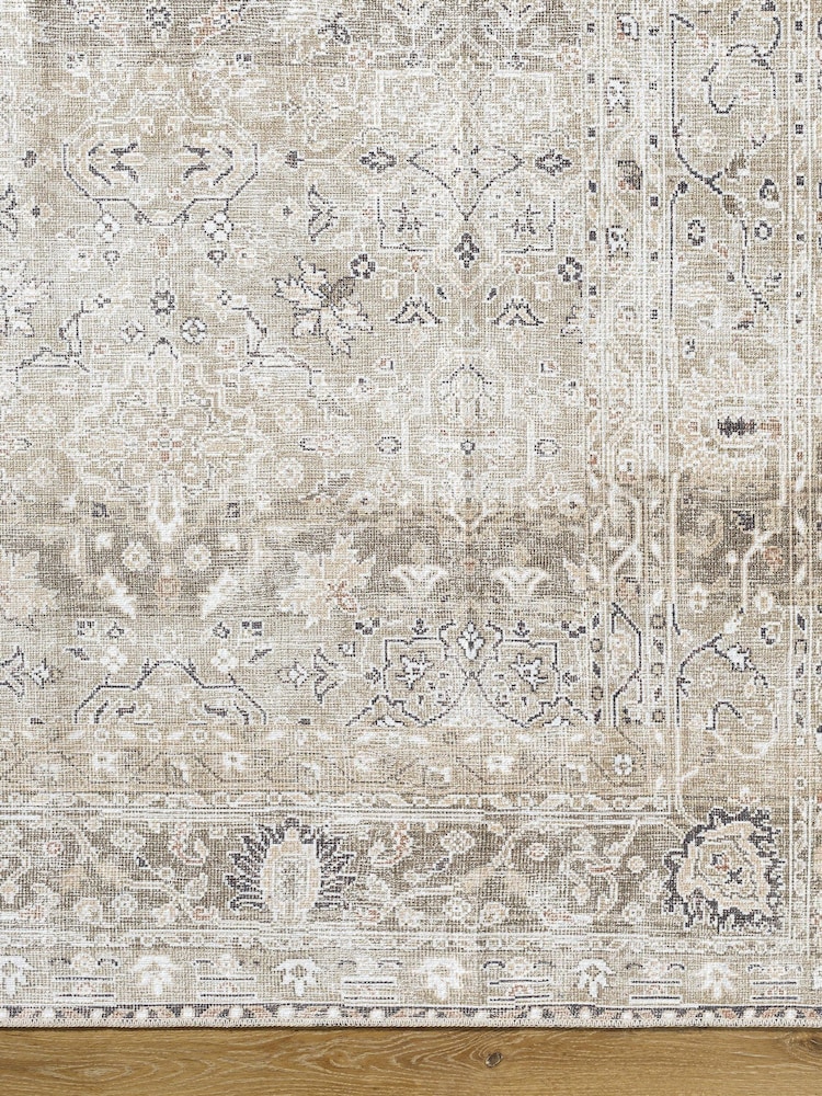 LIVABLISS Brown Rainier Our Pnw Home Washable Traditional Boho Rug - Image 2 of 2