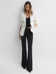 Расклешенные брюки с завышенной талией Reiss Dylan - Изображение 3 из 6
