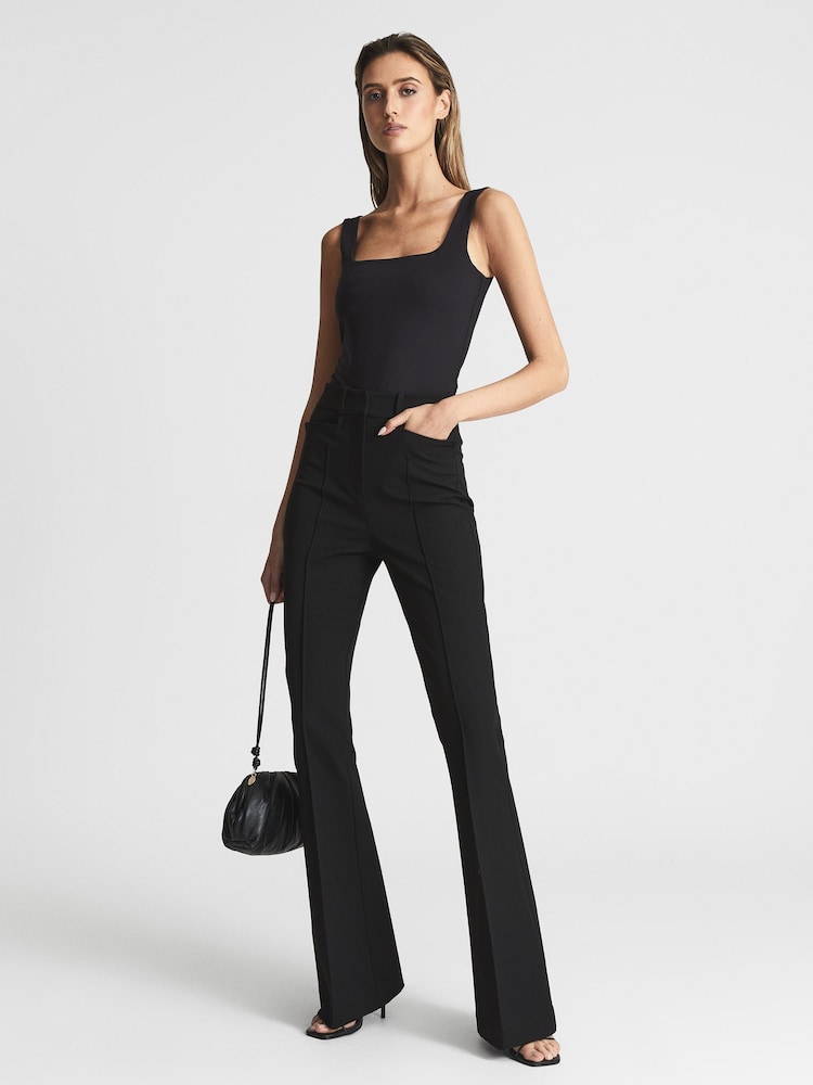 Расклешенные брюки с завышенной талией Reiss Dylan - Изображение 6 из 6