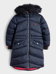 Mornarsko modra nepremočljiva dekliška parka Paul Smith Junior - Slika 1 iz 10