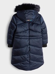 Mornarsko modra nepremočljiva dekliška parka Paul Smith Junior - Slika 8 iz 10