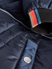 Mornarsko modra nepremočljiva dekliška parka Paul Smith Junior - Slika 9 iz 10