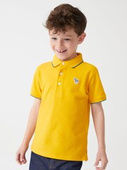 Paul Smith Junior Boys Short Sleeve Zebra Logo Polo Shirt - Image 1 of 10