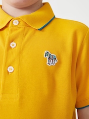 Paul Smith Junior Boys Short Sleeve Zebra Logo Polo Shirt - Image 5 of 10