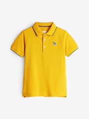Paul Smith Junior Boys Short Sleeve Zebra Logo Polo Shirt - Image 6 of 10