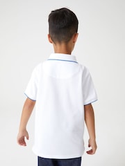 Paul Smith Junior Boys Short Sleeve Zebra Logo Polo Shirt - Image 4 of 7