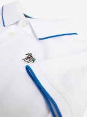 Paul Smith Junior Boys Short Sleeve Zebra Logo Polo Shirt - Image 6 of 7