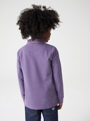 Paul Smith Junior Boys Long Sleeve Zebra Logo Polo Shirt - Image 3 of 8