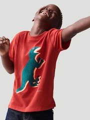 Paul Smith Junior Boys Short Sleeve 'Dino' T-Shirt - Image 6 of 6