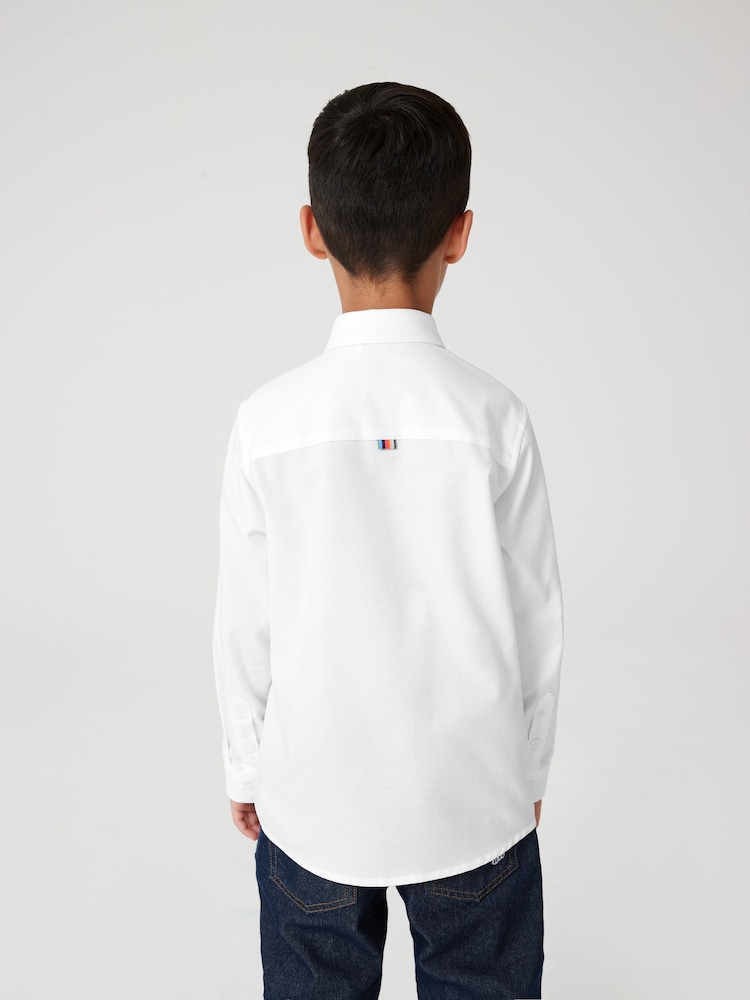 Bela - Paul Smith Junior dečki Oxford 100% Cotton srajce - Slika 2 iz 8