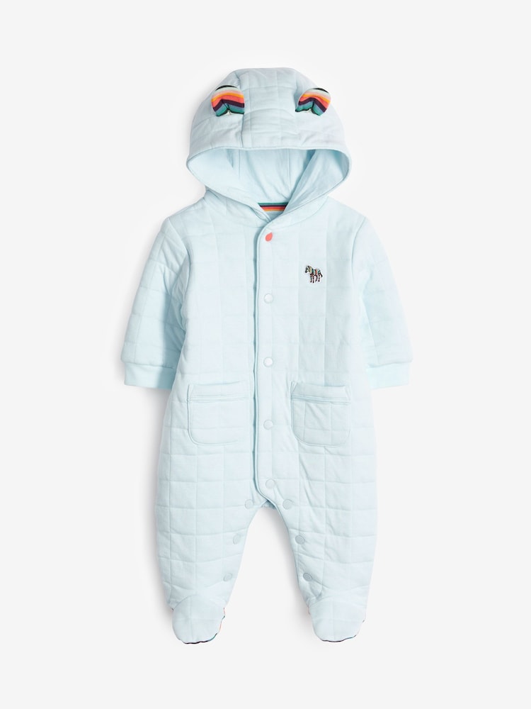 Paul Smith Junior Baby Zebra Logo Quilted All-in-One - Image 1 of 6