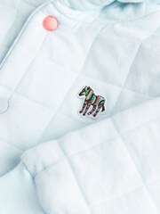 Paul Smith Junior Baby Zebra Logo Quilted All-in-One - Image 4 of 6