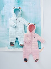 Paul Smith Junior Baby Zebra Logo Quilted All-in-One - Image 6 of 6