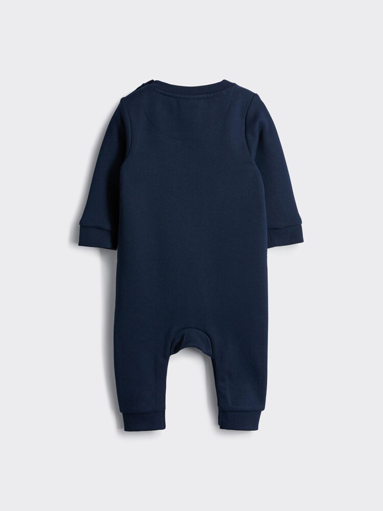 Paul Smith Baby Boys Navy 'Artist Stripe' Rompersuit - Image 2 of 4