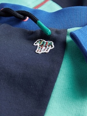 Paul Smith Baby Boys Zip-Up Colourblock Hoodie & Jogger Set - Image 4 of 5