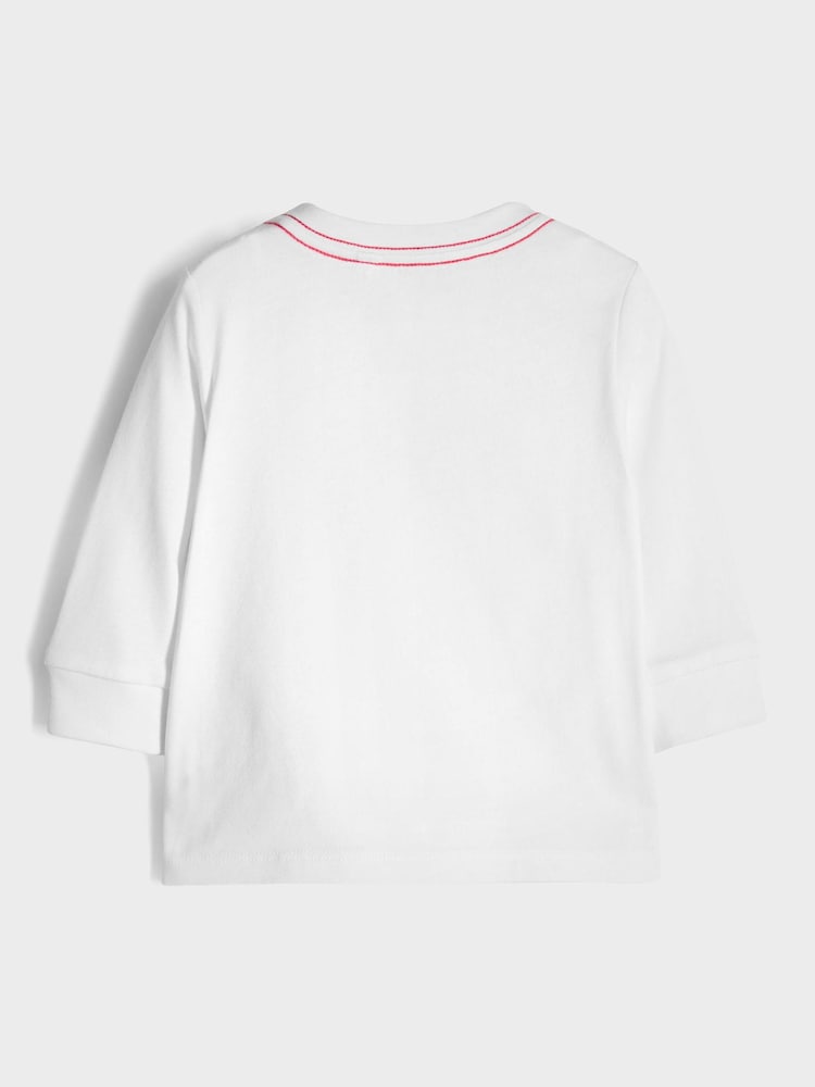 Paul Smith Junior Baby Unisex Short Sleeve White Zebra T-Shirt - Image 2 of 5