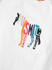Paul Smith Junior Baby Unisex Short Sleeve White Zebra T-Shirt - Image 3 of 5