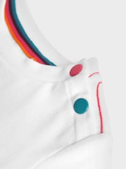 Paul Smith Junior Baby Unisex Short Sleeve White Zebra T-Shirt - Image 4 of 5