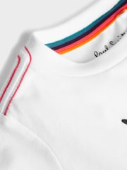 Paul Smith Junior Baby Unisex Short Sleeve White Zebra T-Shirt - Image 5 of 5