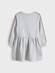 Paul Smith Junior Girls Grey 'Artist Stripe' Sweater Dress - Image 7 of 9
