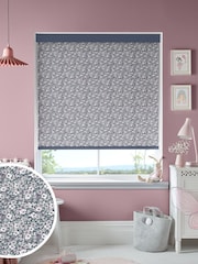 Laura Ashley Purple Libby Floral Made To Measure Roller Blind - Image 1 of 6