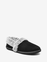 Skechers Black Cosy Campfire Team Toasty Womens Slippers - Image 2 of 5