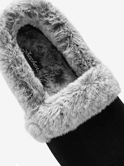Skechers Black Cosy Campfire Team Toasty Womens Slippers - Image 4 of 5