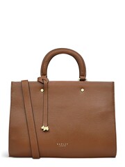Radley London Brown Hill House Leather Grab Bag - Image 1 of 5
