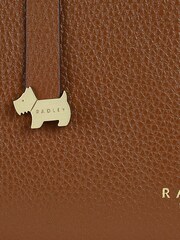 Radley London Brown Hill House Leather Grab Bag - Image 3 of 5