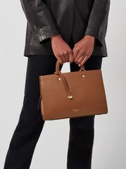 Radley London Brown Hill House Leather Grab Bag - Image 5 of 5