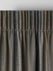 Gold Metallic Stripe Made To Measure Curtains - Image 6 of 8
