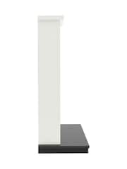Be Modern White Somerton Marble Curved Arch Fireplace Surround - Image 4 of 4