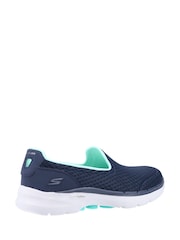 Skechers Blue GOwalk 6 Big Splash Womens Shoes - Image 2 of 4